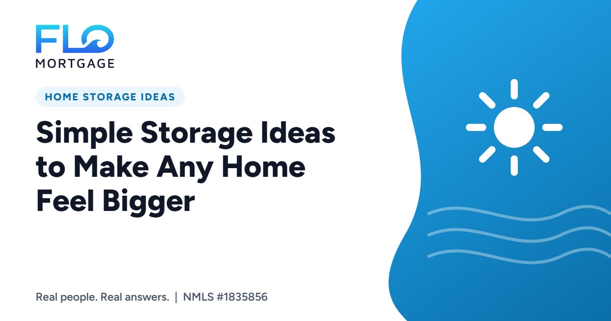 Simple Storage Ideas to Make Any Home Feel Bigger