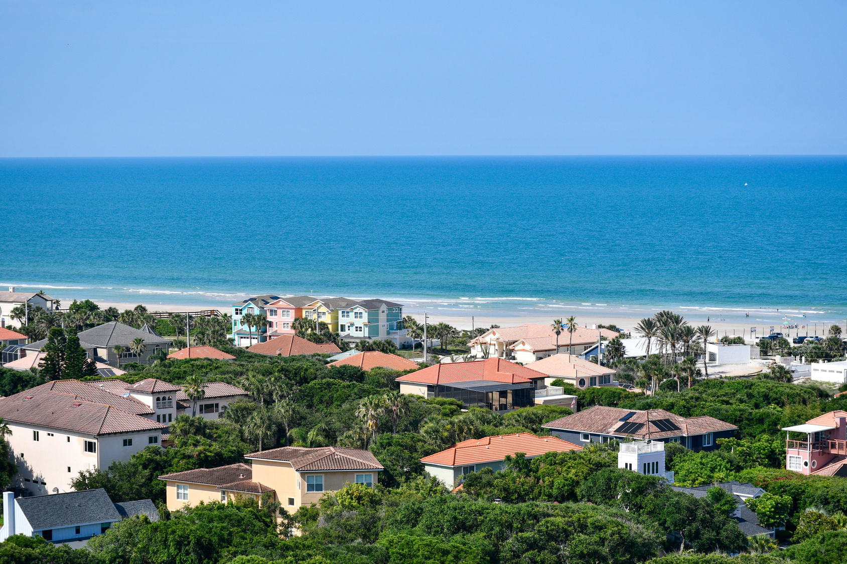 Homes near Ponce Inlet in Volusia County, Florida