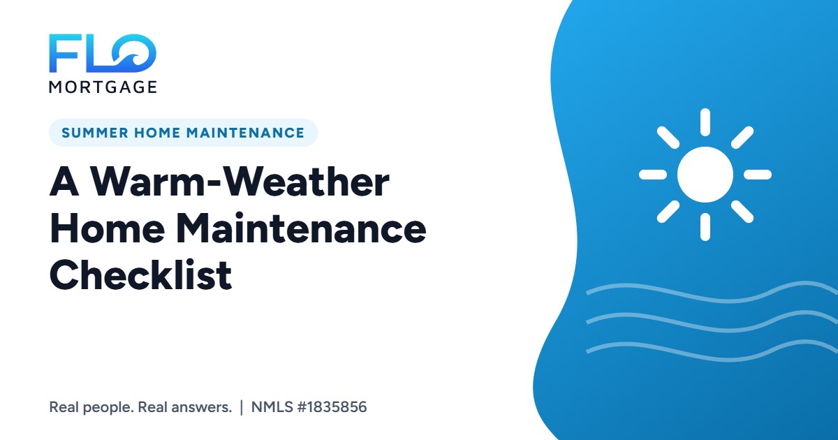 A Warm-Weather Home Maintenance Checklist